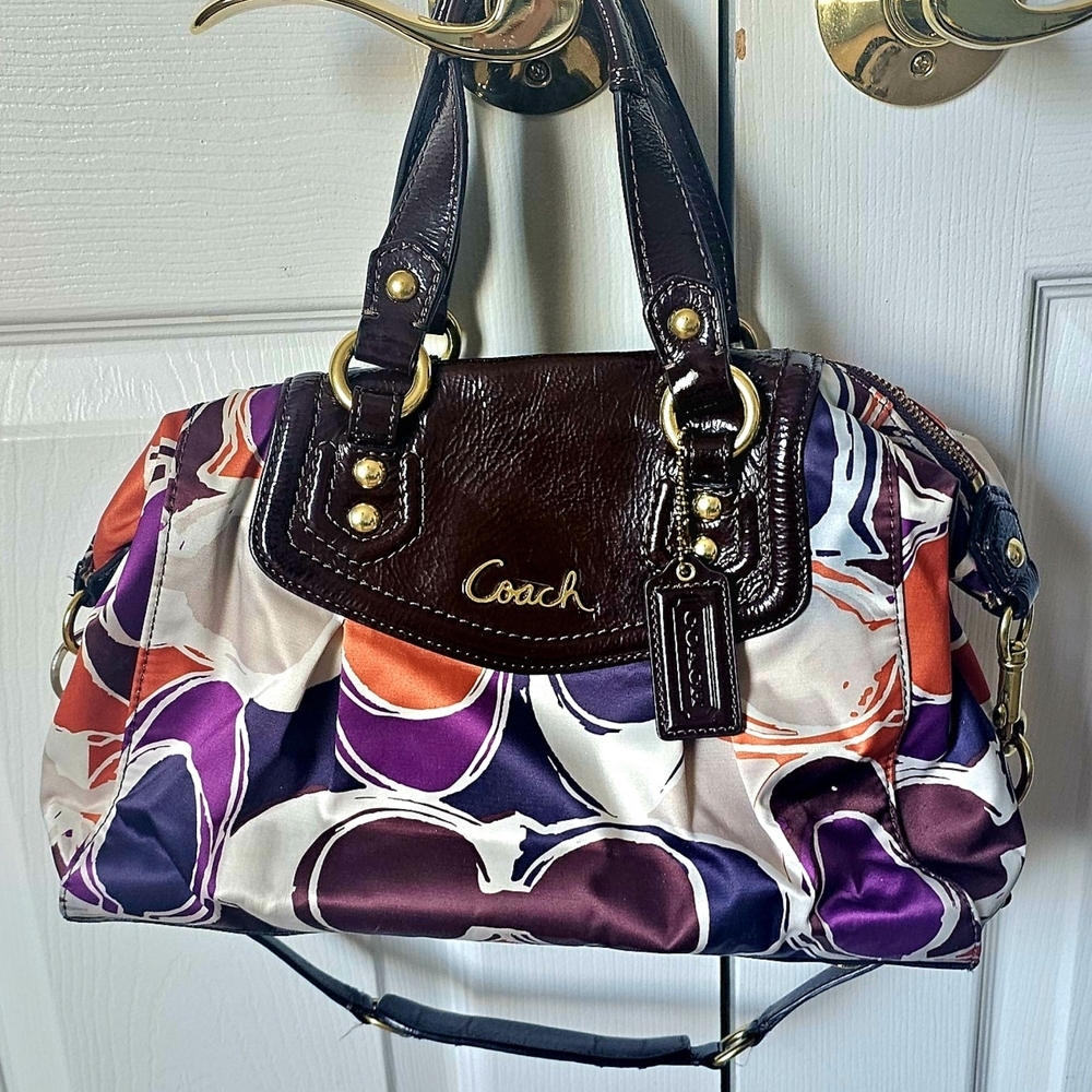 Coach Rare Vintage Ashley Scarf Bag